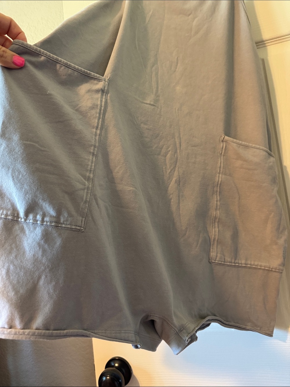 Free People Charcoal Gray romper - Picture 5 of 5